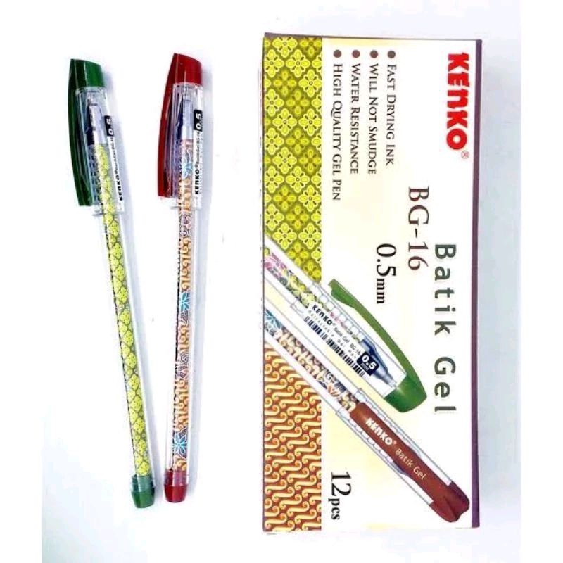 

Ready Pulpen Batik Gel KenkoReady Pulpen Batik Kenko BG-16 | @Harga=1Pcs