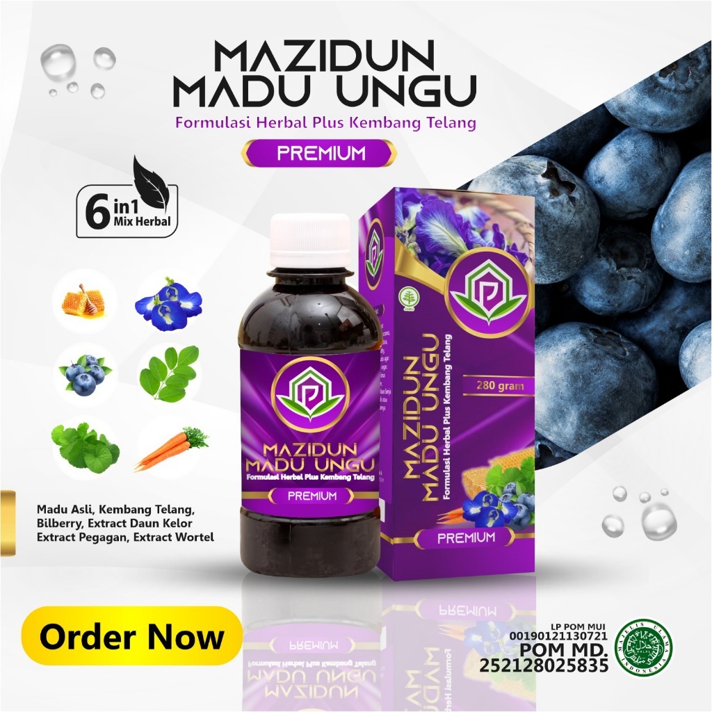 MADU MATA MAZIDUN Madu Masalah Mata Minus Buram Merah Kering Glaukoma Katarak