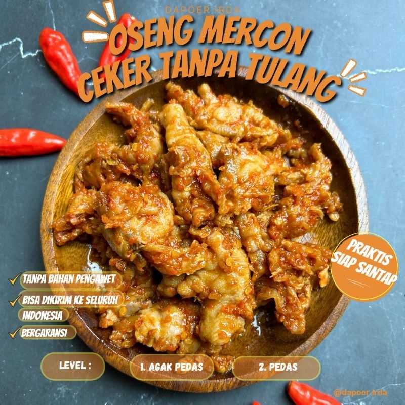   Ceker Mercon Dari Dapoer Indra 