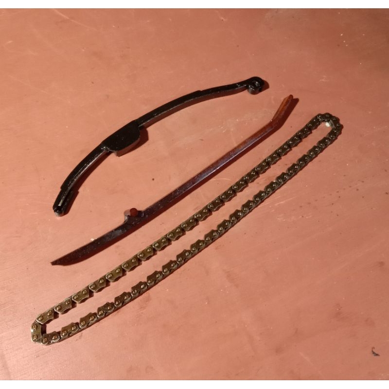 Rantai keteng + Lidah tensioner Vario 125 old ori copotan