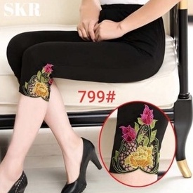 Telah Hadir LEGGING IMPORT WANITA MOTIF BUNGA