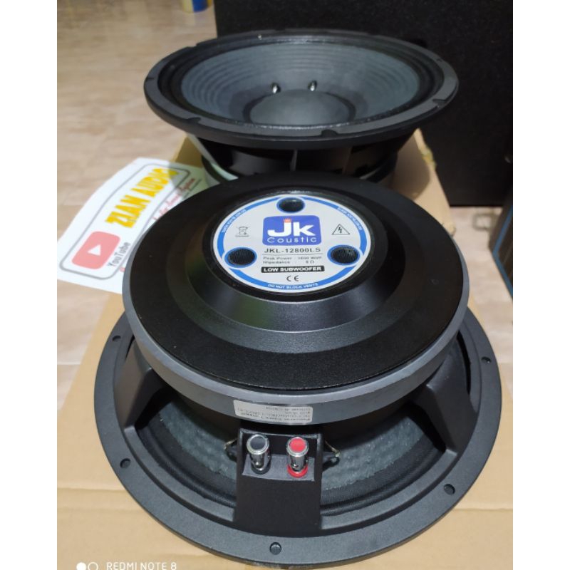 Speaker 12inchi JK-Coustic JKL-12800LS Original voice coil 4"
