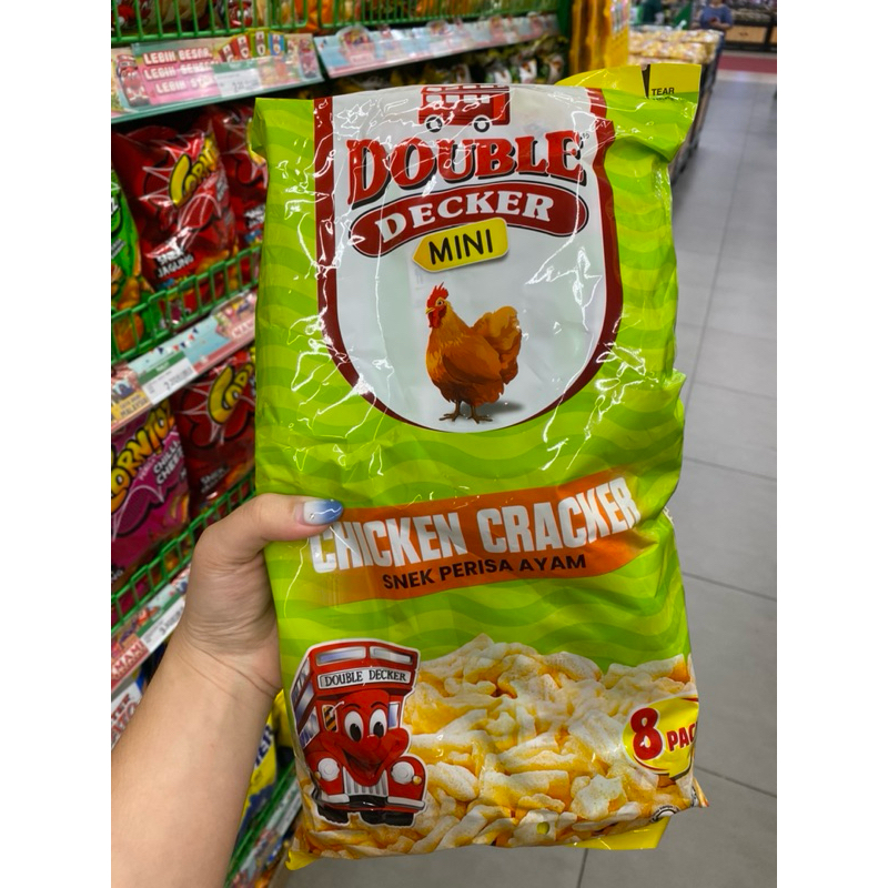 

double decker mini cracker 8 packs 120gr