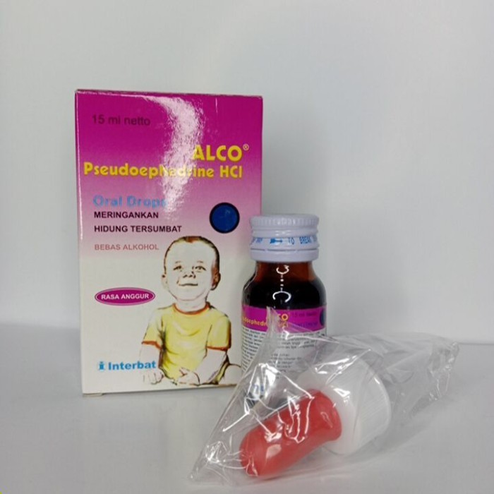 Alco Drop 15 ml Obat Pilek Hidung Tersumbat Bayi dan Anak