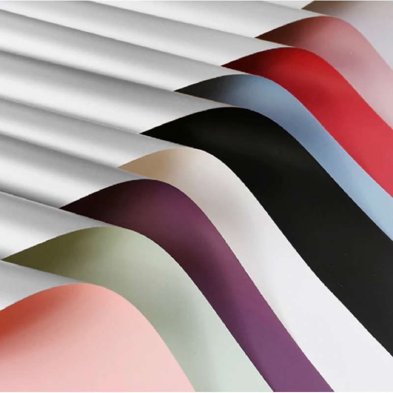 

1 Lembar Cellophane Paper BiColor Silver (Kertas Buket Bunga)