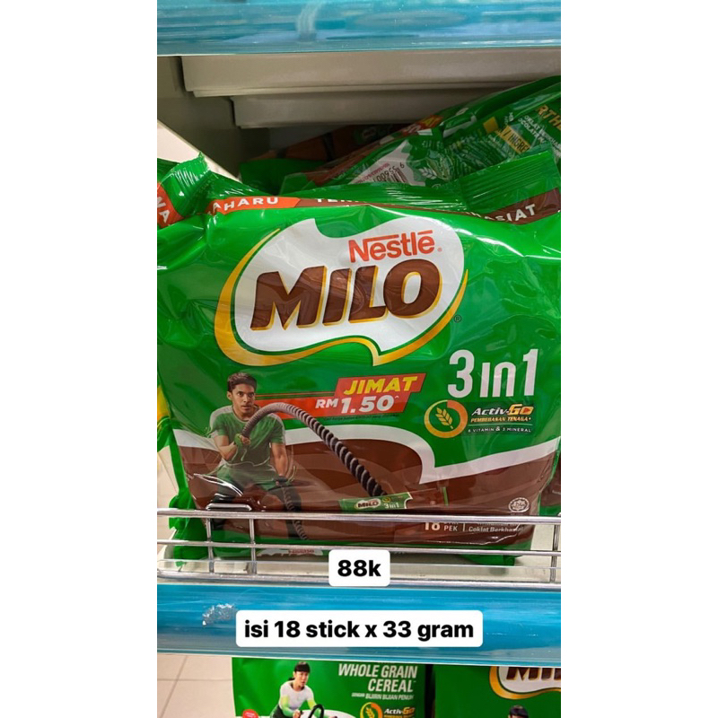 

Milo Malaysia - Milo stick isi 18