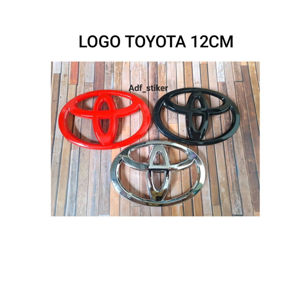 Emblem Logo Toyota avanza vvti Lama 2004-2011 / Logo Belakang avanza lama 2004-2011 12cm / Logo depa