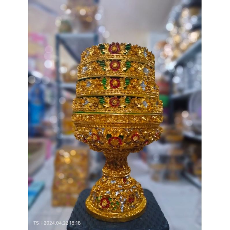 Dulang bulat susun 4 prada elit PREMIUM