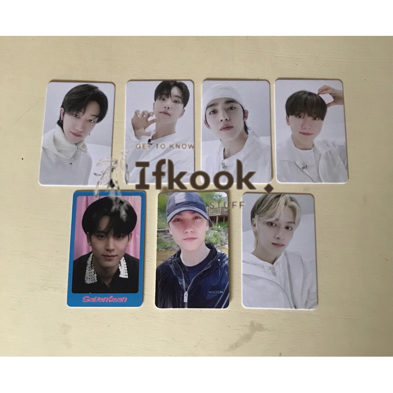[READY] Photocard PC Seventeen SVT Going Magazine PC ITS PC DICON Mingyu Scoupe Vernon Hoshi The 8 J