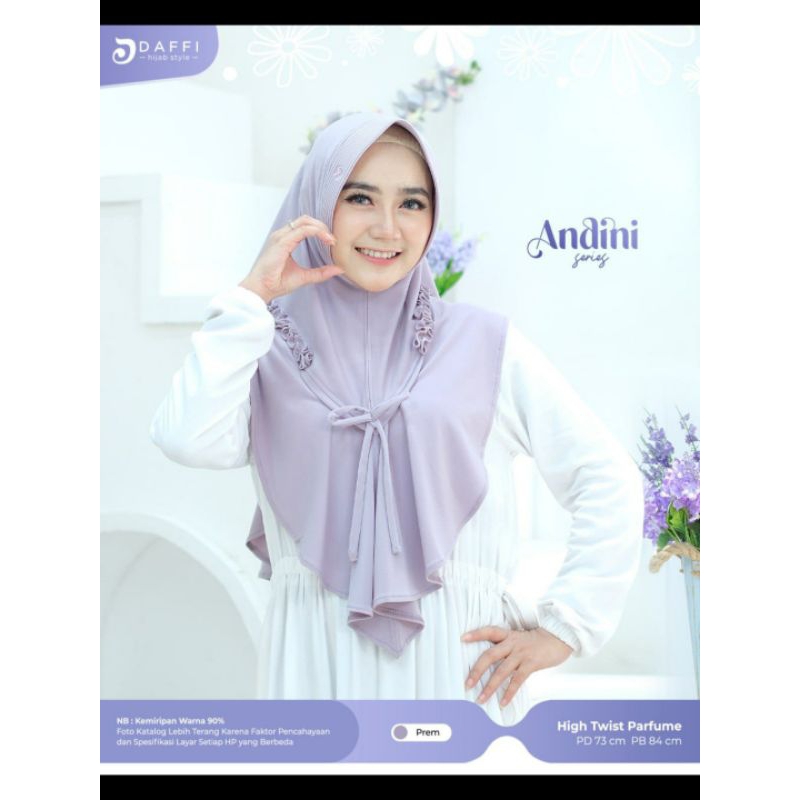 Andini Daffi Hijab | Hijab Daffi Andini | Hijab instan Andini by Daffi