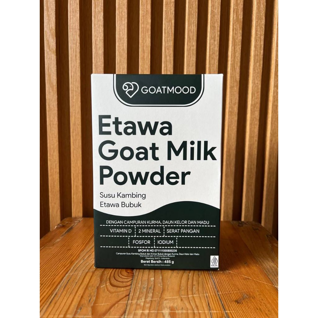 

Goat Mood Milk Susu Kambing Etawa Murni / 485gram / Bantu Atasi Masalah Tulang dan Sendi, Pernafasan, Sebagai Asi Booster, dan Menjaga Imun Tubuh
