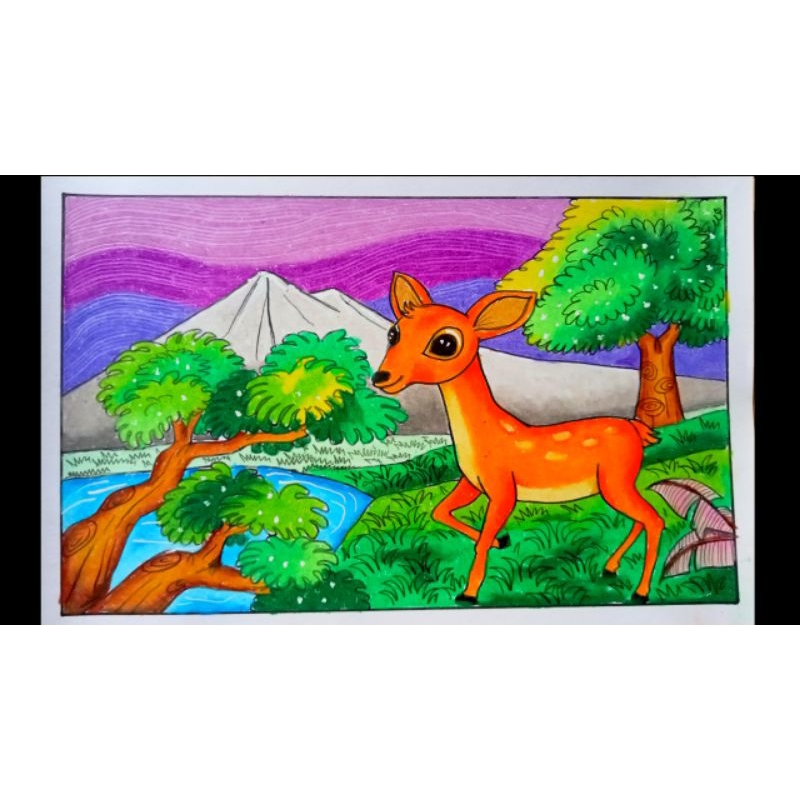 

Gambar Tangan Tema Si Kancil Dengan Crayon