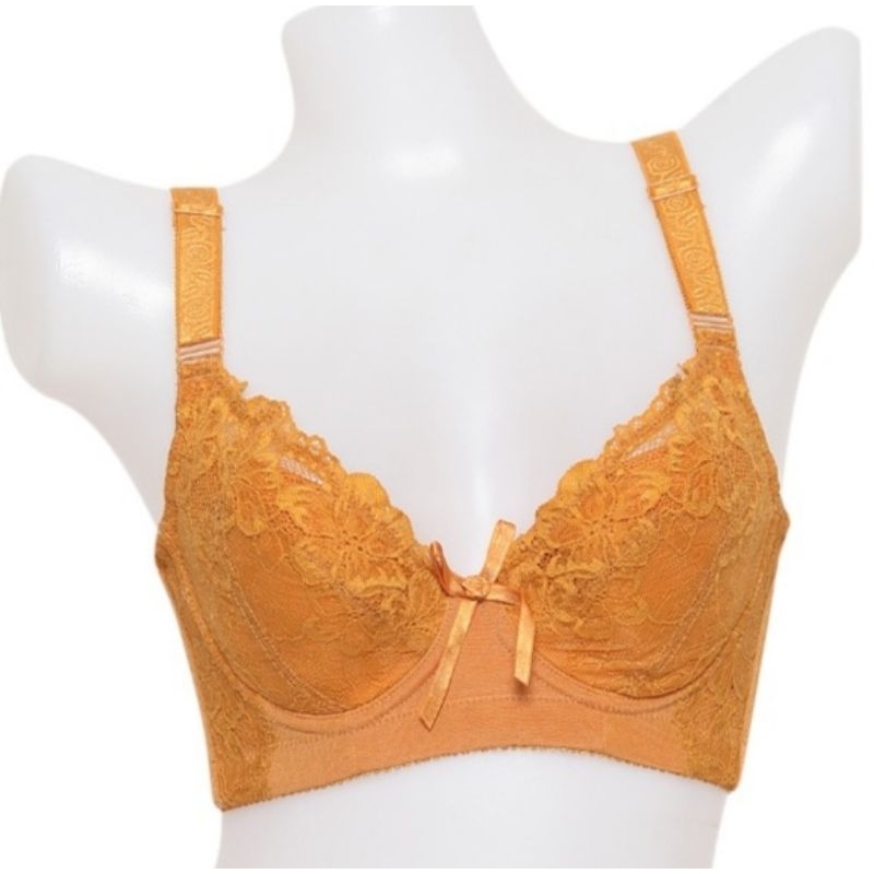 PROMO - FIORI Bra EDITA YELLOW | Bra Kawat Tanpa Busa Full Cup Bra Kait 4