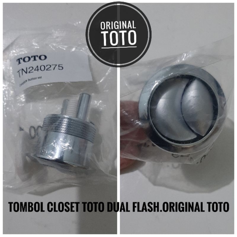 Tombol Closet/ Pencetan Closet Dual Flash TN240275 Original Toto