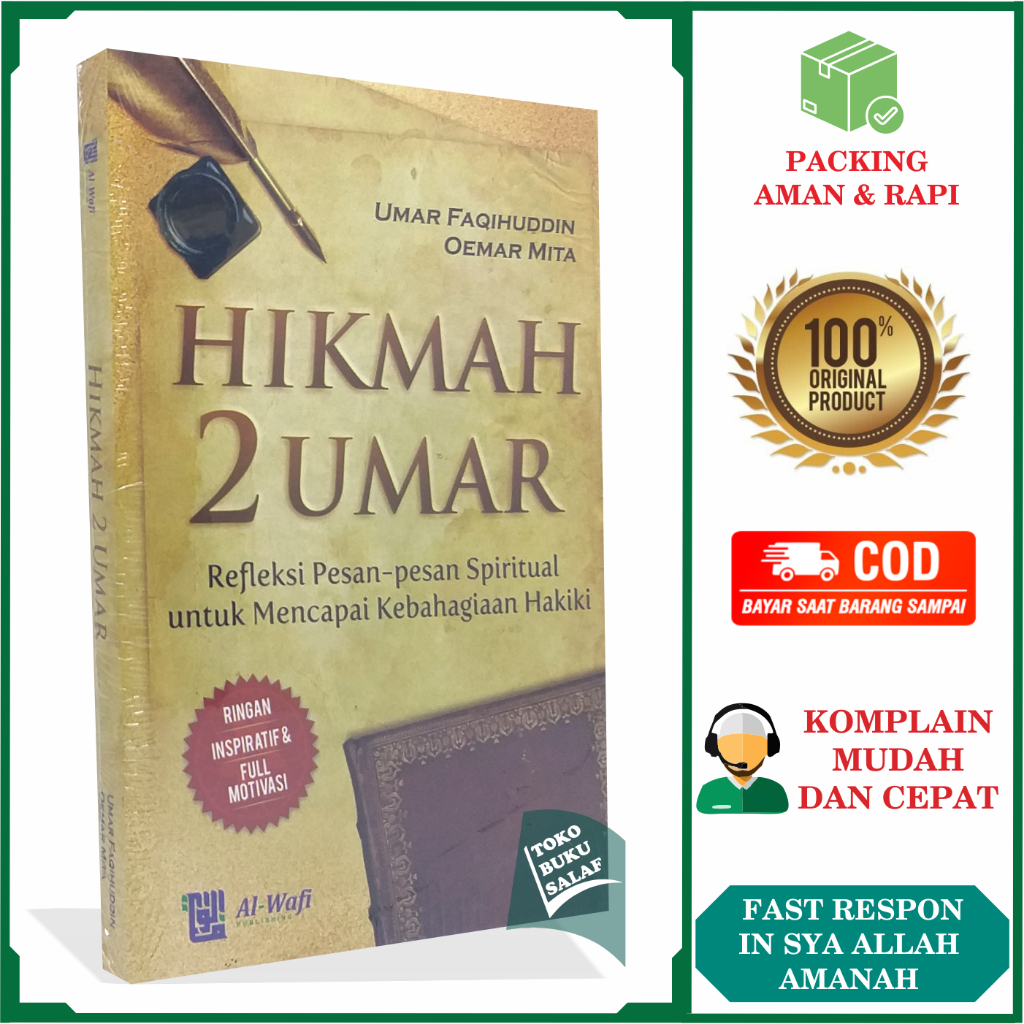 Hikmah 2 Umar Pesan Spiritual untuk Mencapai Kebahagiaan Hakiki Karya Umar Faqihuddin dan Oemar Mita