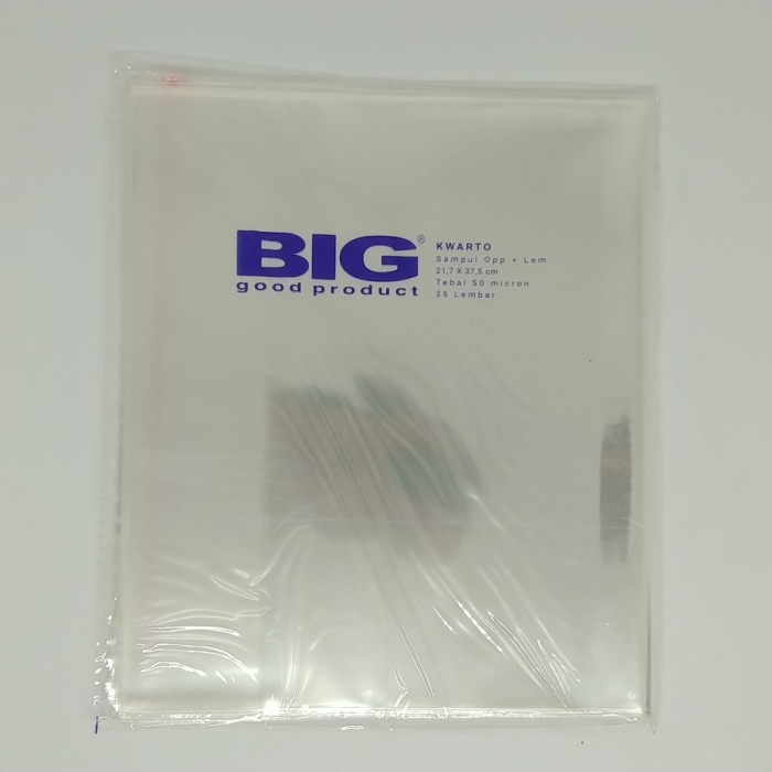 

Sampul Buku Plastik OPP Kwarto Big