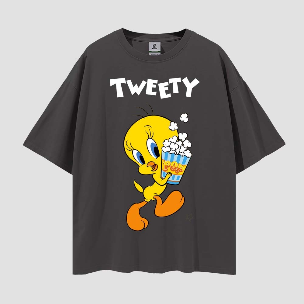 Tweety Characters Vintage Style Oversize Tee