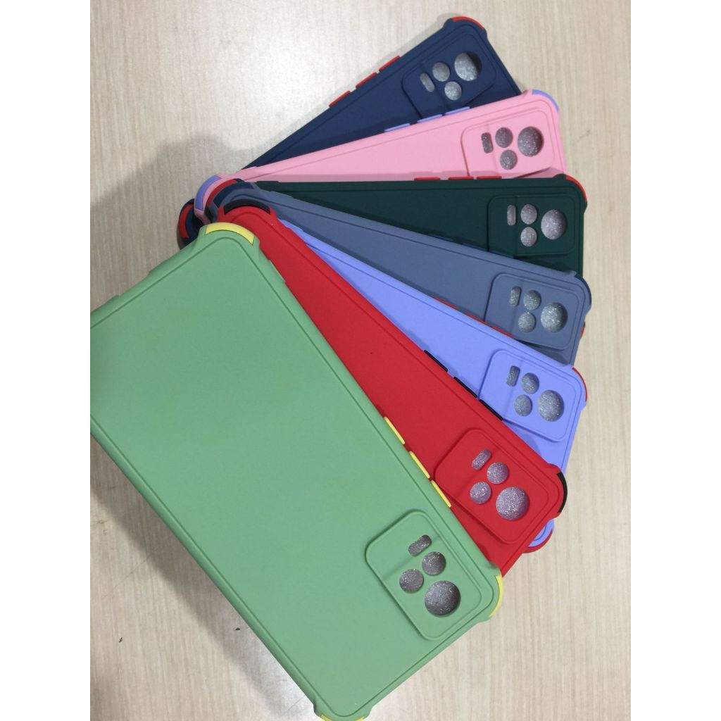 Casing Softcase Anti Crack Macaron 2Tone For RealMe C21 / RealMe C21Y / RealMe C25 / RealMe 8 / Real