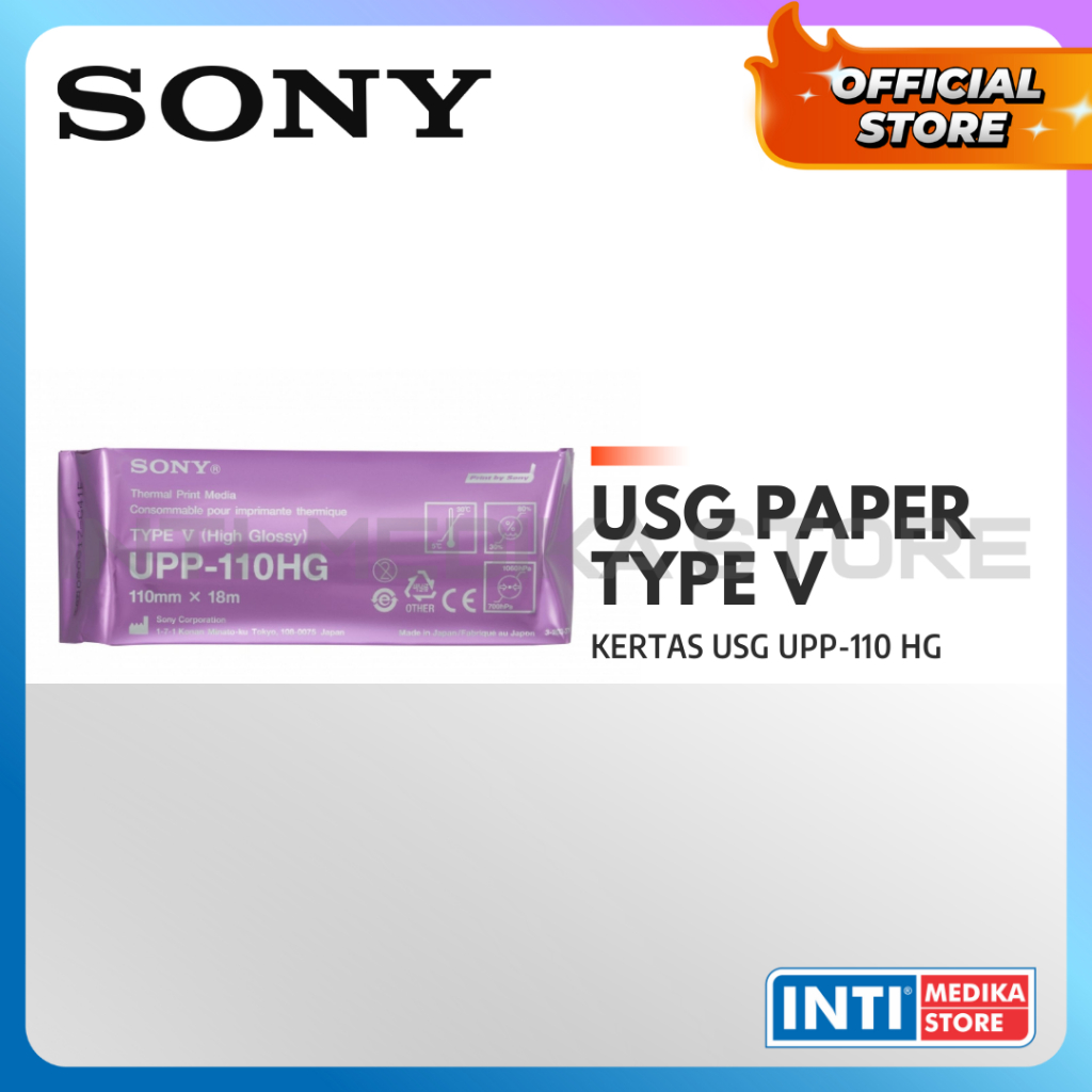 

SONY - Kertas USG Type V Paper UPP-110HG | Thermal Print Media