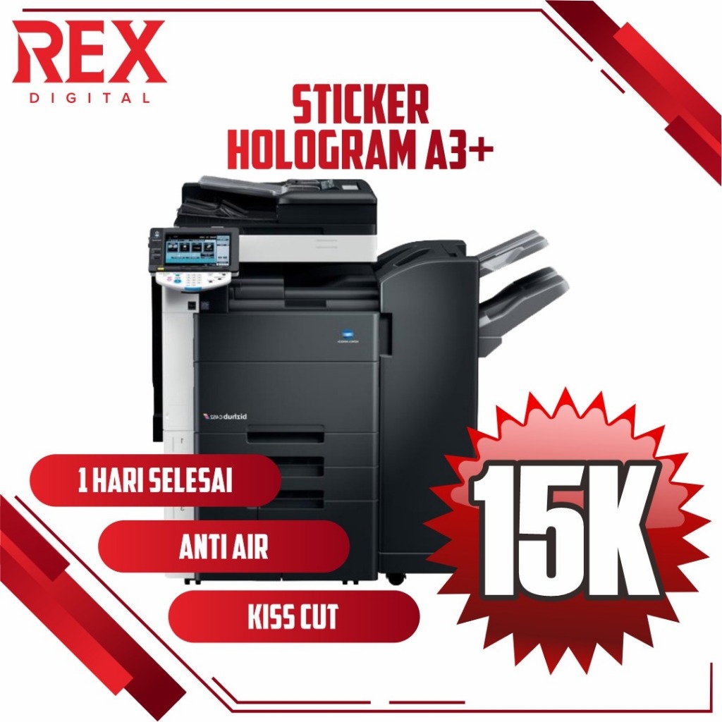 

Print & Cut Sticker Hologram, Cetak Stiker Hologram Rainbow Murah
