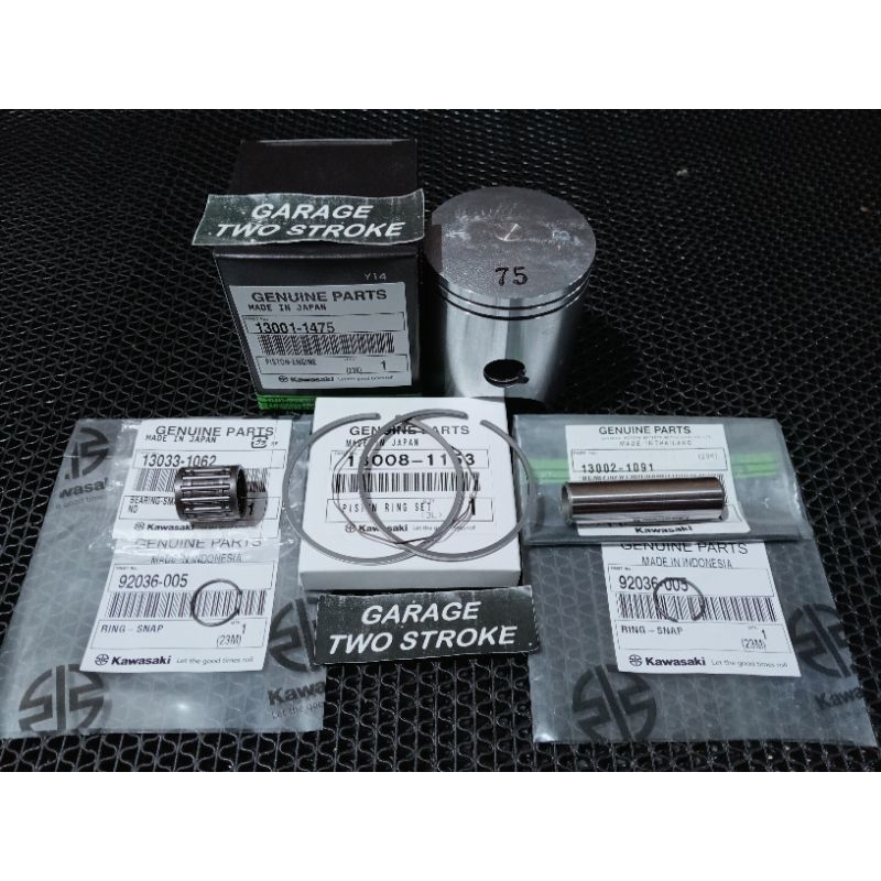 PISTON SEHER RING SEHER SET B75 NINJA R NINJA SS NINJA RR OLD NINJA RR NEW ORIGINAL KAWASAKI NINJA 2