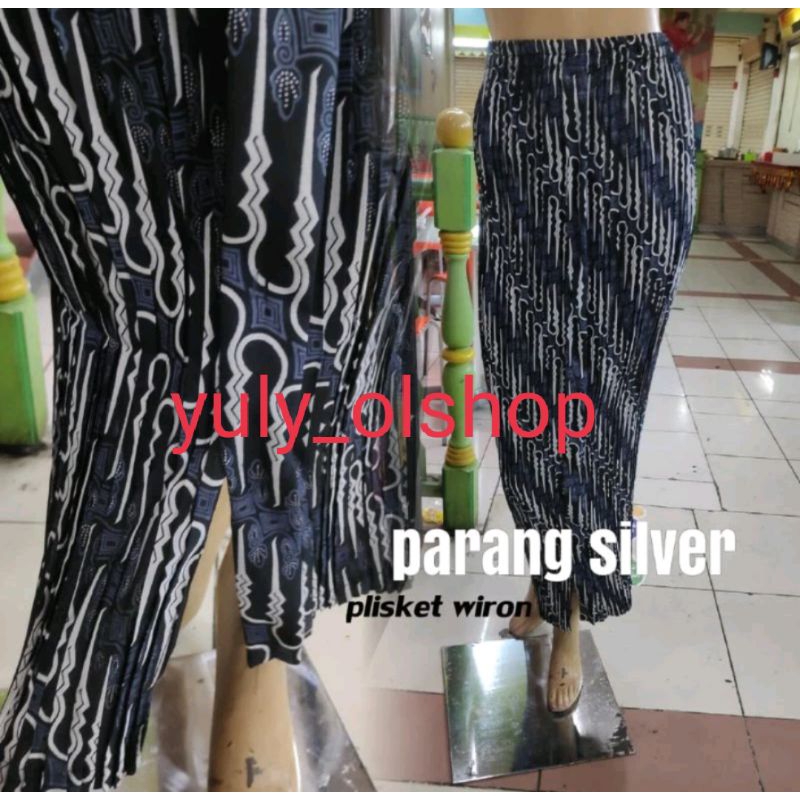 Rok Plisket Wiron Batik Motif Jawa