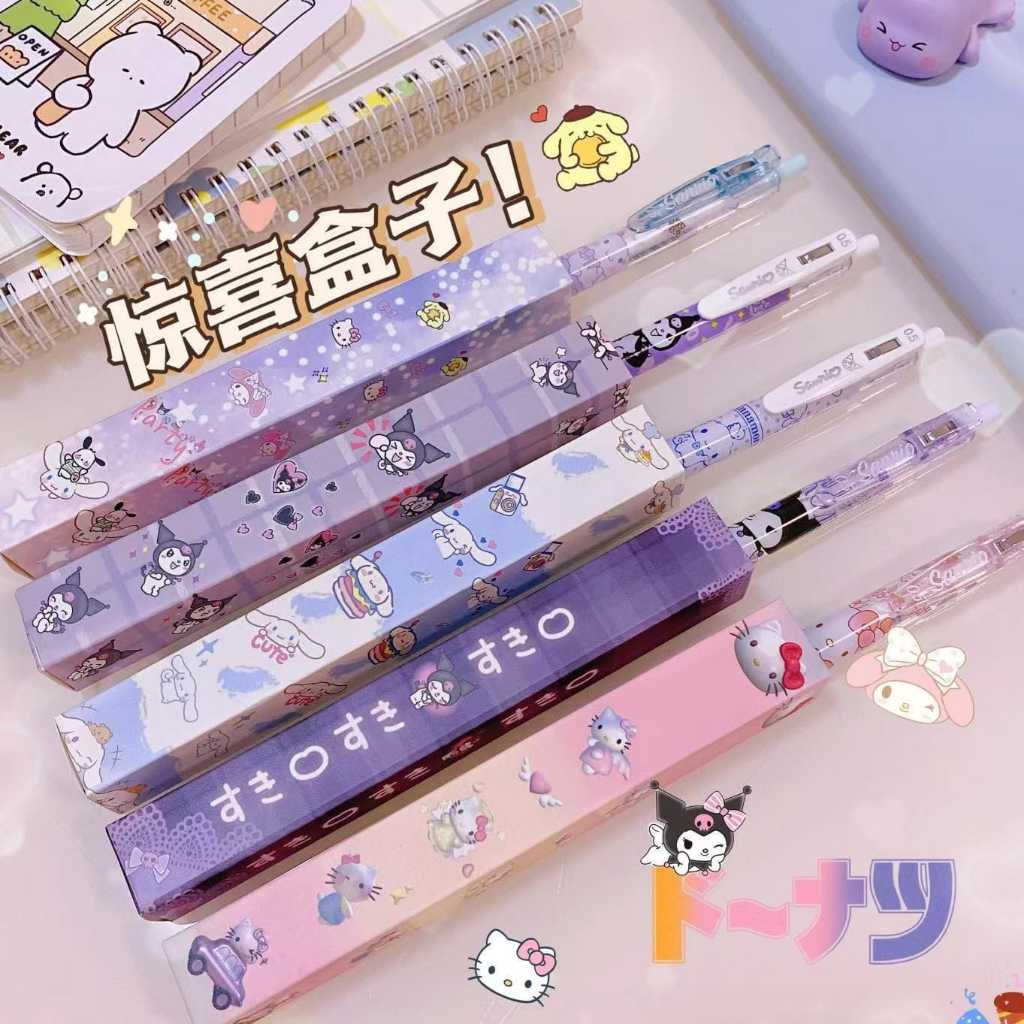 

MISTERI PULPEN SANRIO 0.5 MM BALL POINT PENSIL NAMOROLL KUROMI MELODY POM PURIL / PULPEN LUCU / PULPEN KARAKTER