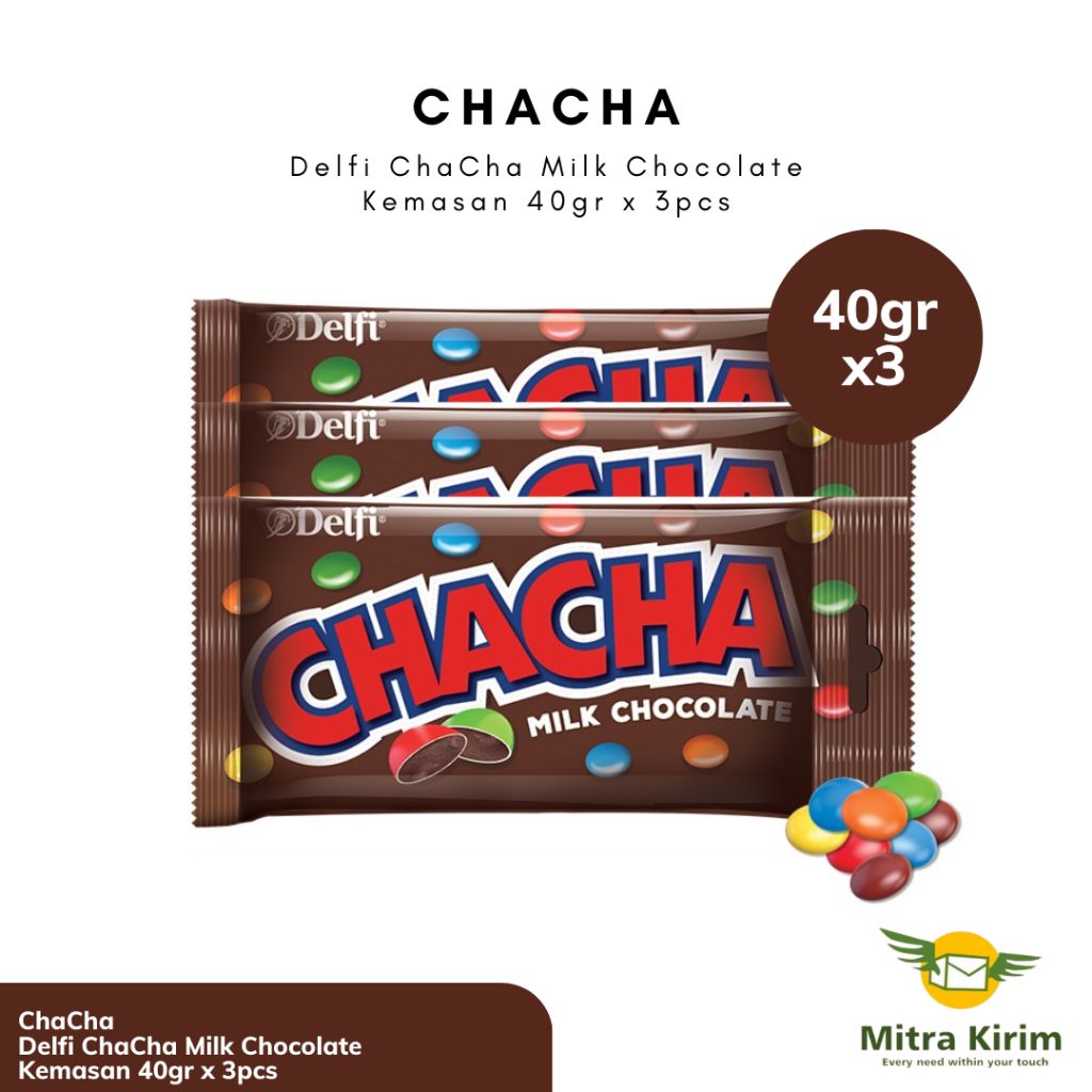 

Delfi Chacha Milk Chocolate 40gr x 3pcs