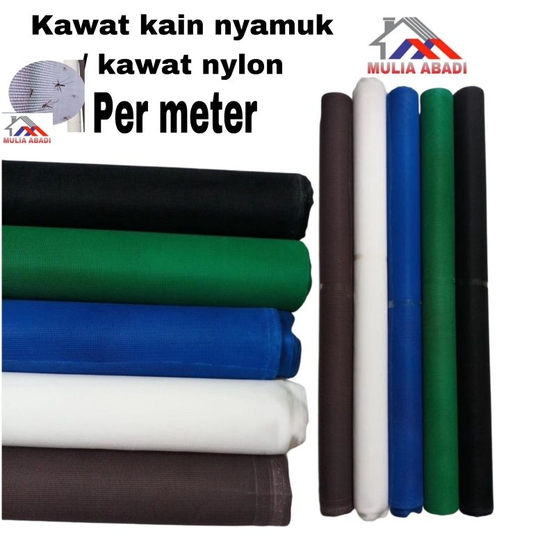 per meter kawat nylon /kawat nilon kawat kain kassa strimin jaring anti serangga