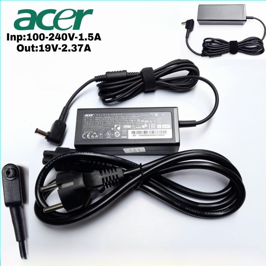 Terlaris Adaptor Charger Laptop Acer 19V 2.37A