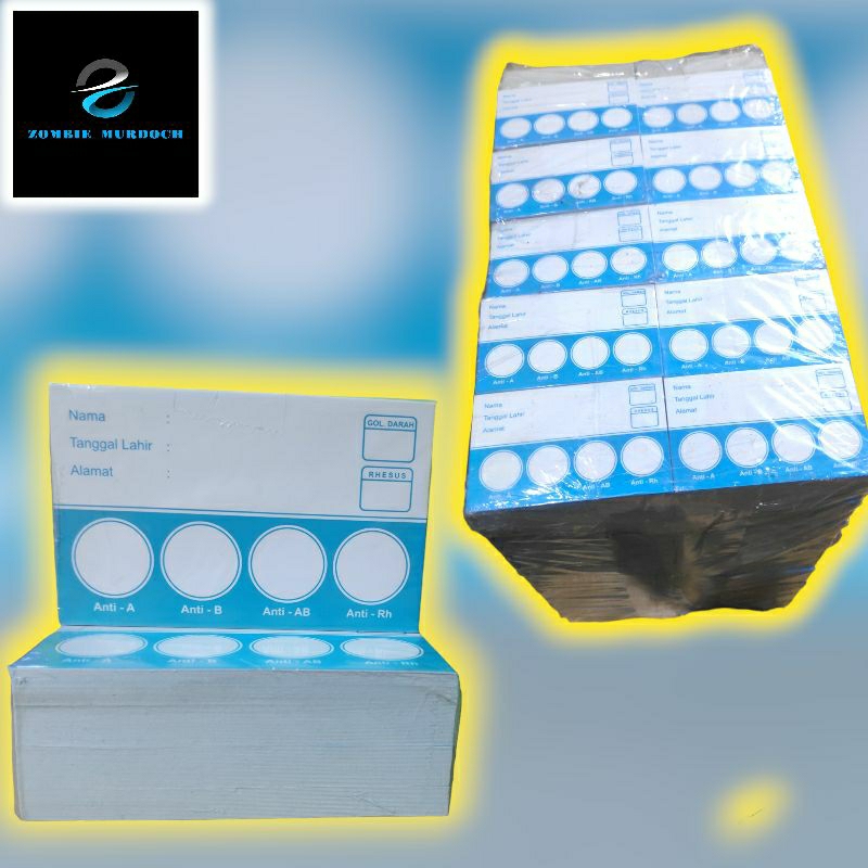 Kertas Tes Golongan Darah