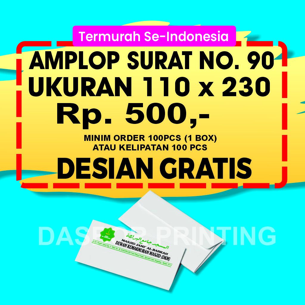 

CETAK AMPLOP CUSTOM MURAH