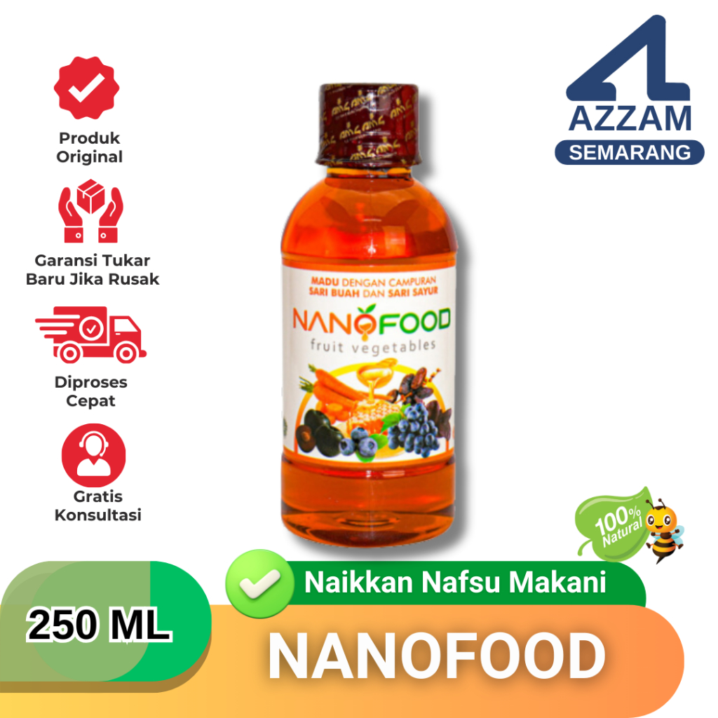 Nanofood Madu Nano Food Multivitamin Penambah Berat Badan Alami Anak & Dewasa