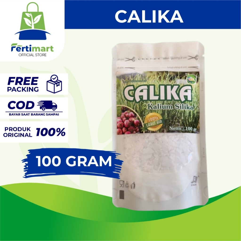 Fertimart - Calika Kalium Silika Bubuk 100 gram Untuk Bawang Merah dan Padi