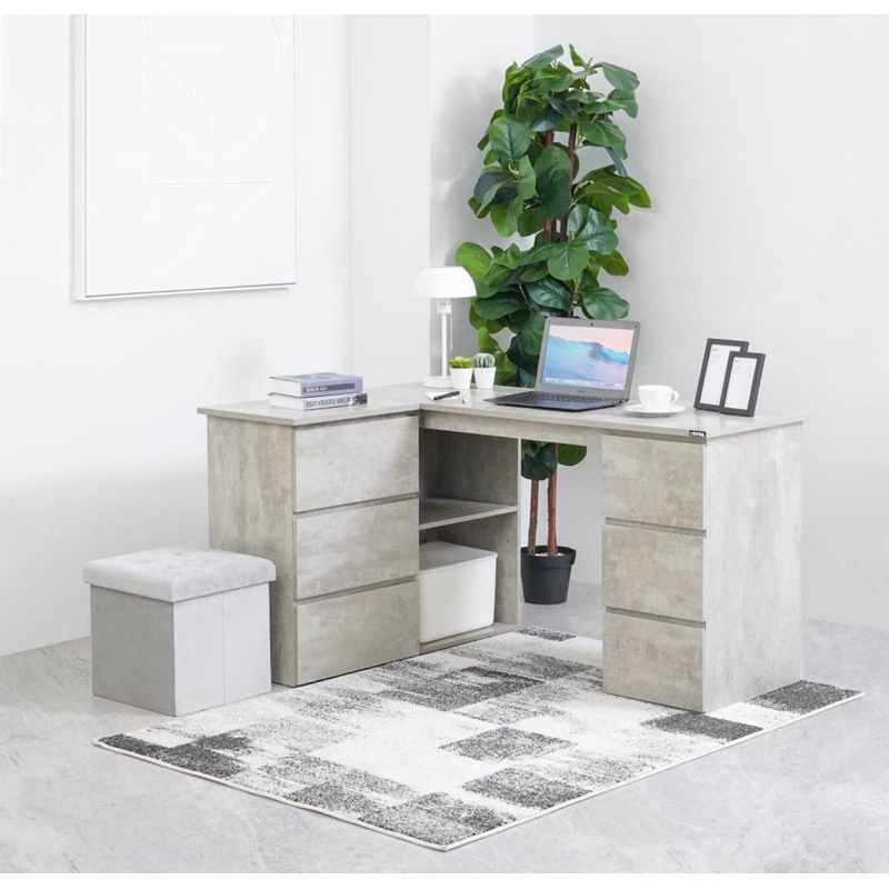 Meja kantor/meja belajar/meja sudut/meja laci by Informa