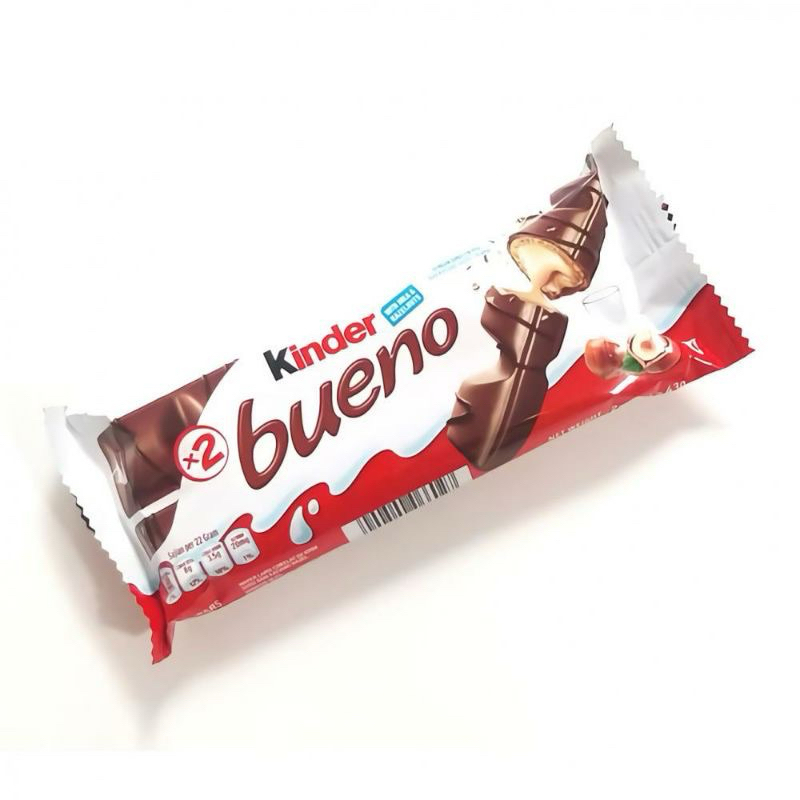 

Kinder Bueno 43g White Milk & Hazelnuts