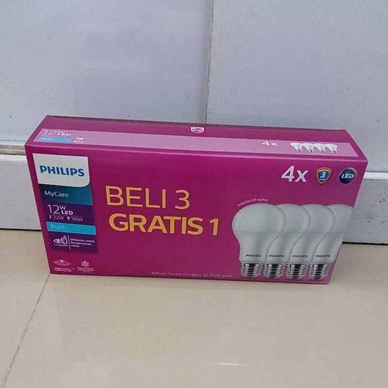 Paket Lampu LED Philips 12 Watt