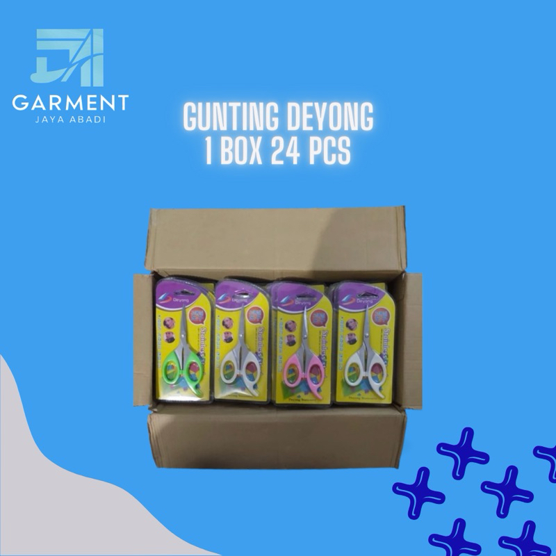 

Gunting Deyong Stainless Steel 10 cm (DY-219N) 1 Box