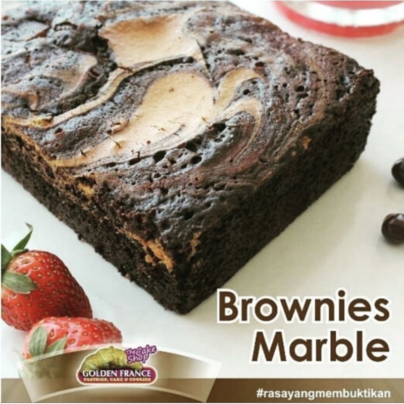 

Brownies Kukus Cheese Marble Golden France (360gram)