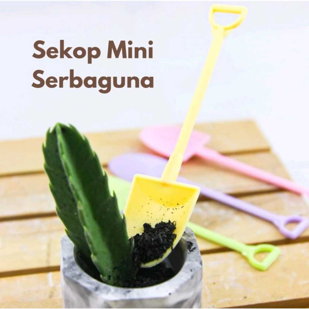 Mainan Sekop Mini Plastik Warna Warni 1 Pcs