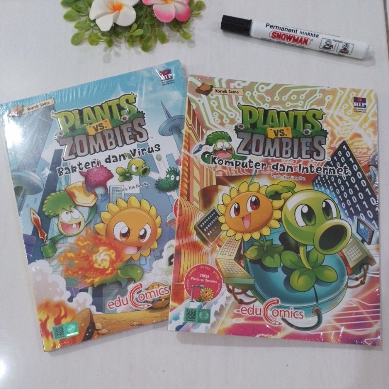 Komik sains plants vs zombies Segel