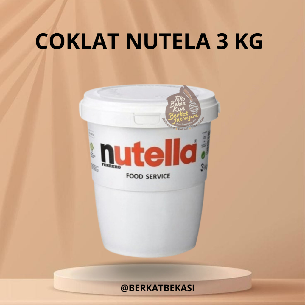 

COKLAT NUTELA / ISIAN COKLAT NUTELLA / SELAI COKLAT NUTELLA / 3 KG