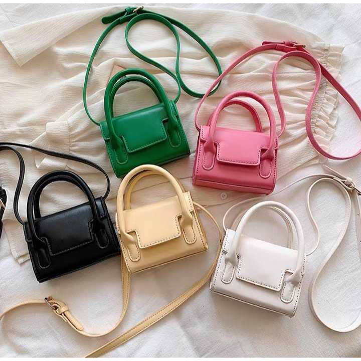 0138 Tas Selempang Mini Wanita Import Slingbag Kecil Model Fashion Kekinian