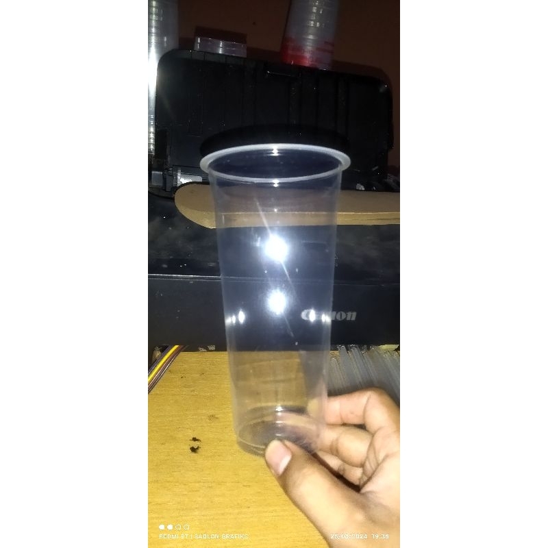 sablon cup 22oz slim jombo