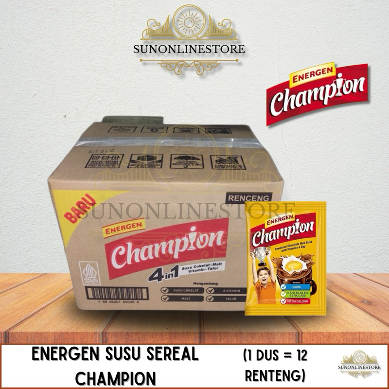 

Energen Susu Sereal Champion 1 Dus (12 Renteng)