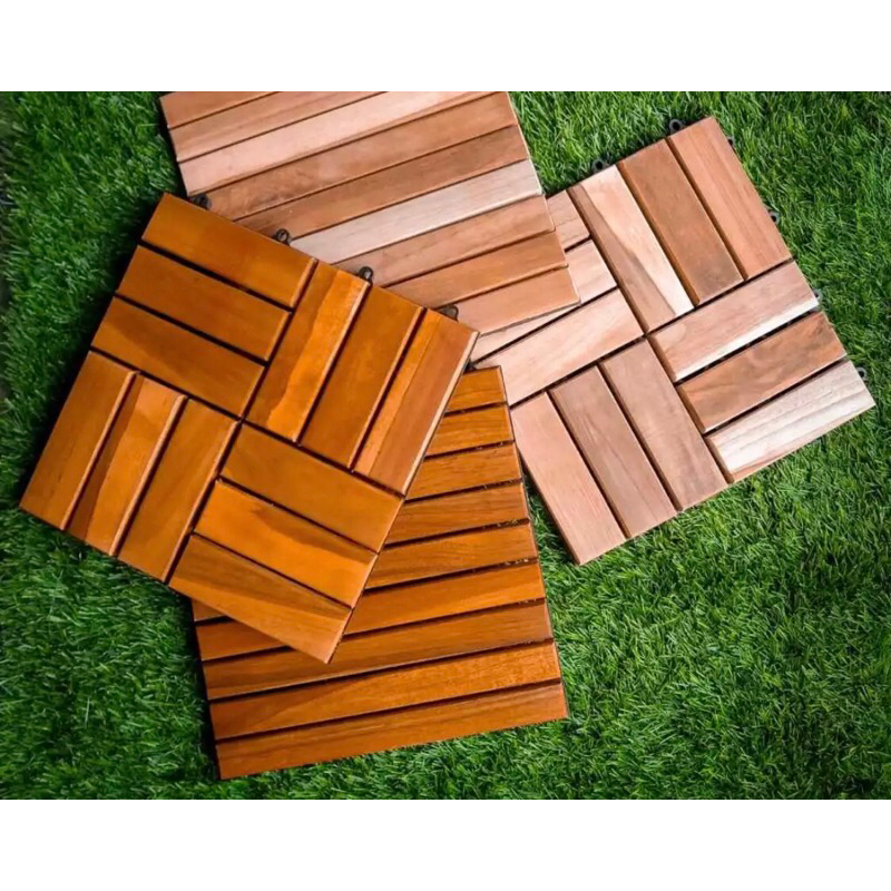 DECKING LANTAI KAYU / PARKIT LANTAI KAYU JATI