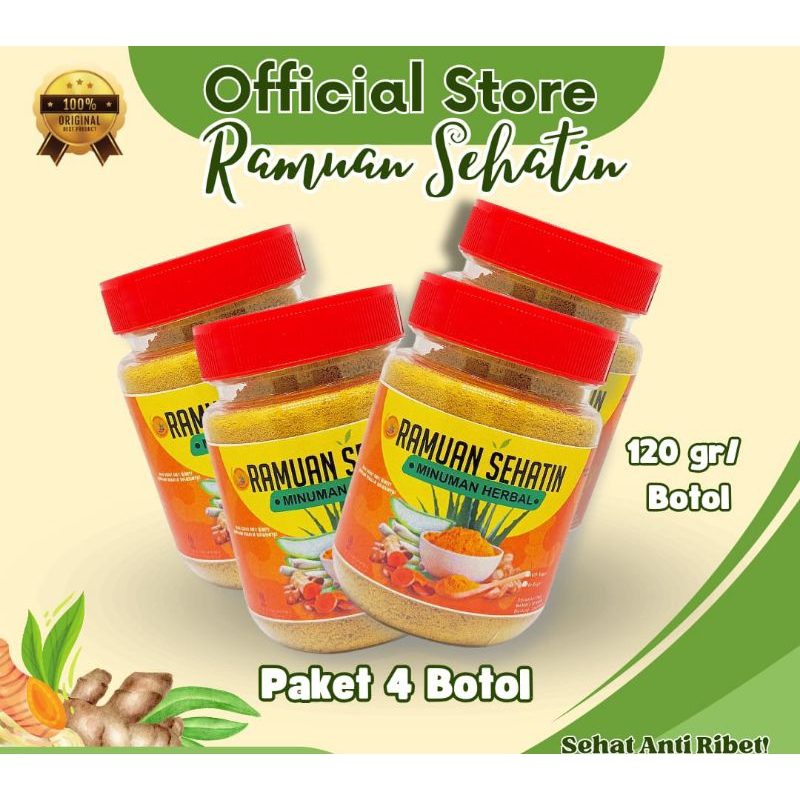 MINUMAN JSR LANCAR HAID 4 BTL RAMUAN SEHATIN ||SIMPLE || RIMPANG