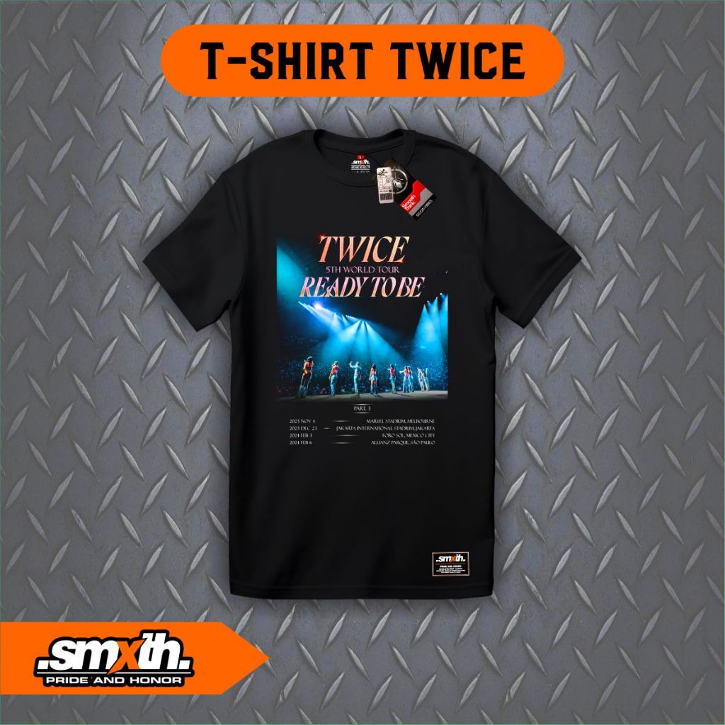 T-Shirt TWICE - Kaos TWICE World Tour - Kaos K-Pop TWICE