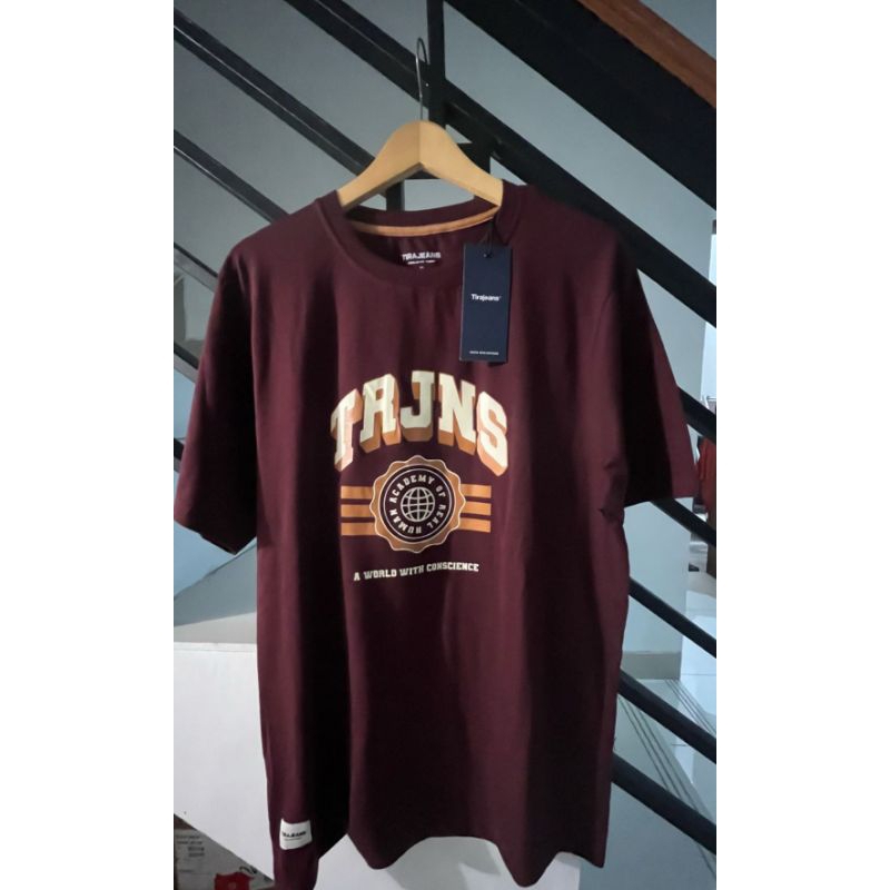 Kaos Original Tirajeans Maroon TTS292S21709F22