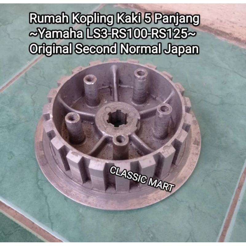 RUMAH KOPLING HOUSE KOPLING KAKI 5 YAMAHA RS100 RS125 RS 100 LS3 ORI COPOTAN